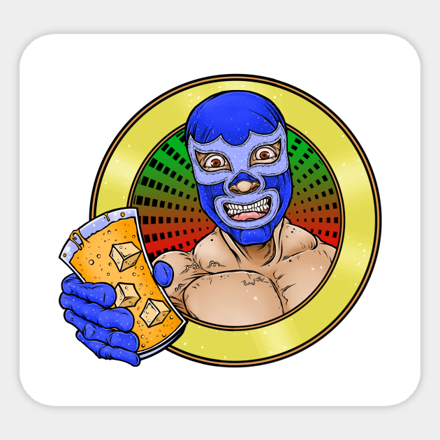 Freshly squeezed Wrestling Sticker TeePublic